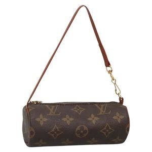LOUIS VUITTON Monogram Papillon Pouch LV Auth 135975